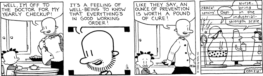Big Nate Comic Strip for January 18, 1996 