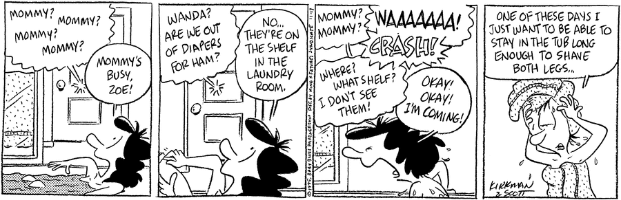 Baby Blues Comic Strip for November 17, 1995 