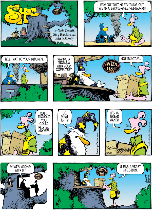 Shoe Comic Strip for February 20, 2011 