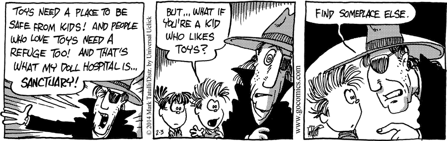 Heart of the City Comic Strip for February 03, 2014 