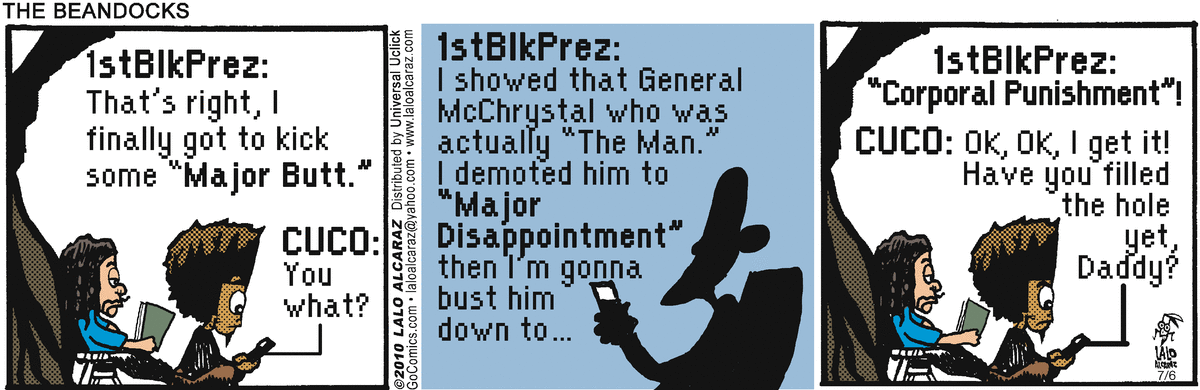 La Cucaracha Comic Strip for July 06, 2010 