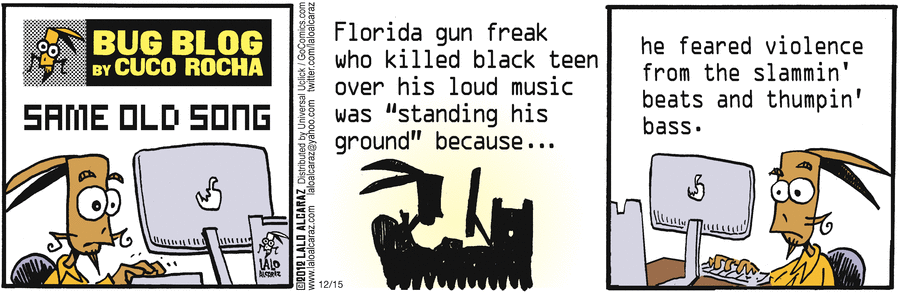 La Cucaracha Comic Strip for December 15, 2012 
