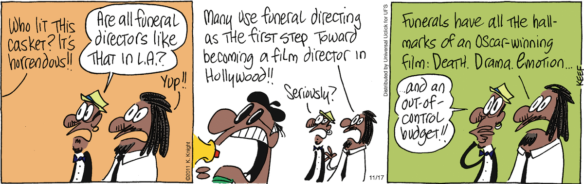 The Knight Life Comic Strip for November 17, 2011 