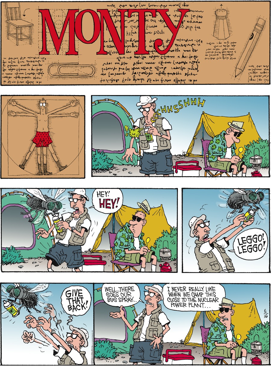 Monty Comic Strip for June 16, 2024 