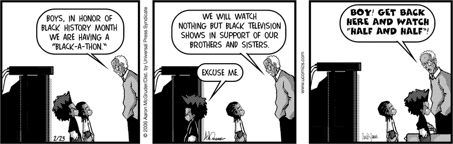 The Boondocks Comic Strip for February 23, 2006 