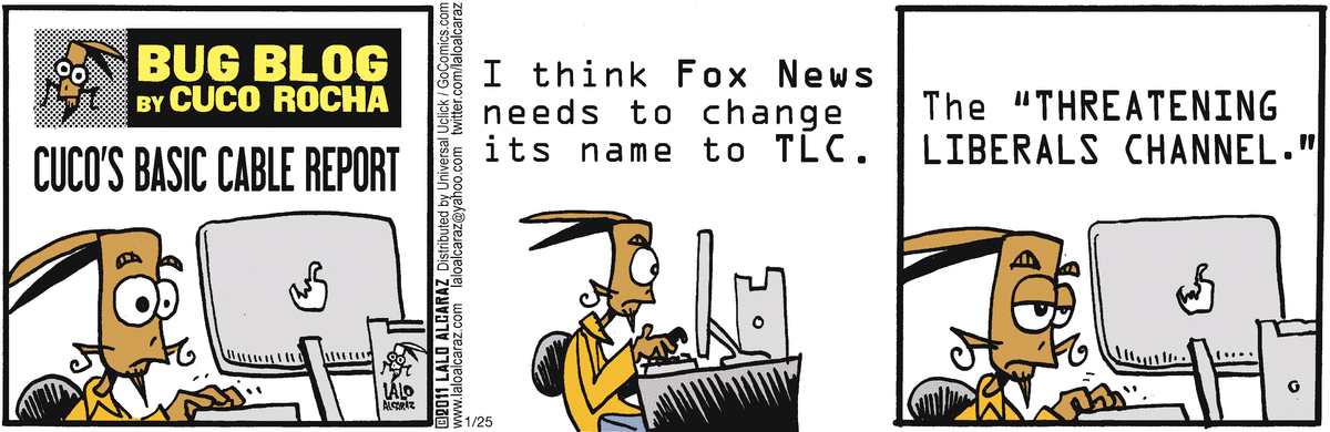 La Cucaracha Comic Strip for January 25, 2011 