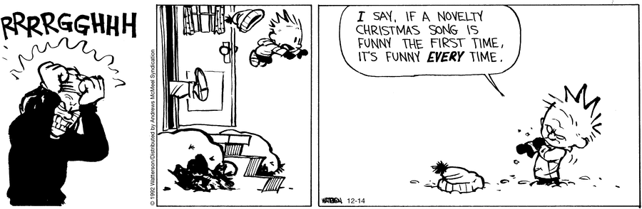 Calvin and Hobbes Comic Strip for December 14, 2022 