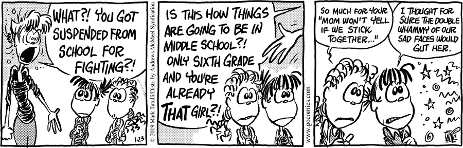 Heart of the City Comic Strip for January 23, 2019 