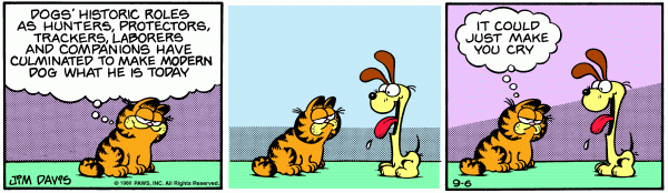 Garfield Comic Strip for September 06, 1980 