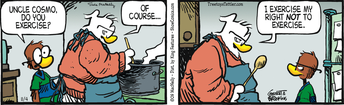 Shoe Comic Strip for November 04, 2009 