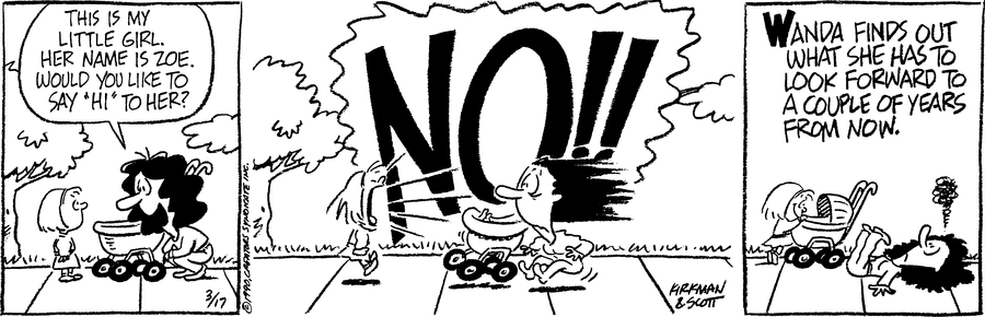 Baby Blues Comic Strip for March 17, 1990 