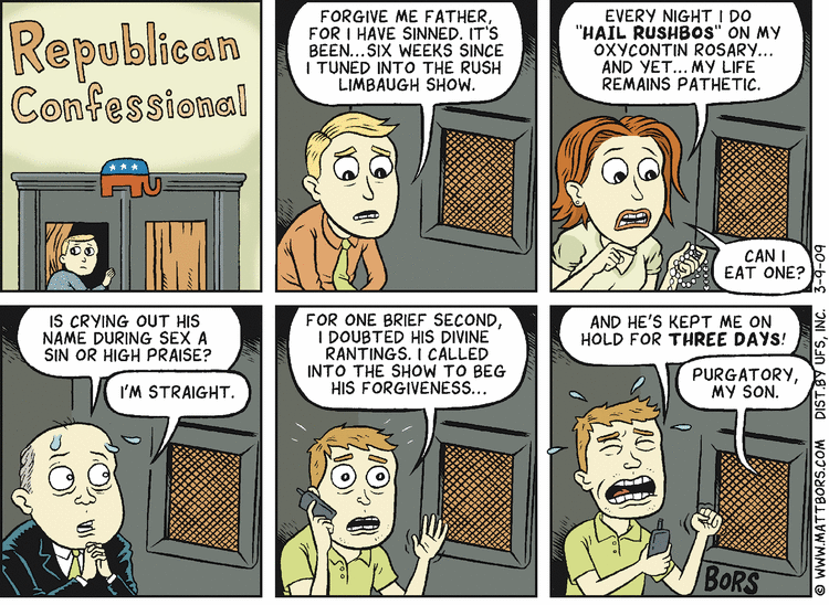 Matt Bors Comic Strip for March 09, 2009 