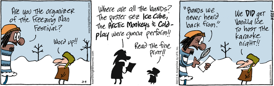 The Knight Life Comic Strip for March 04, 2010 