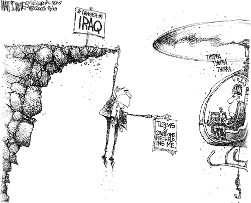 Matt Davies Comic Strip for August 28, 2003 