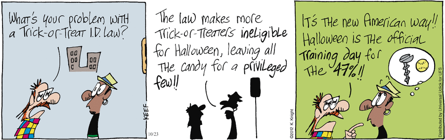 The Knight Life Comic Strip for October 23, 2012 
