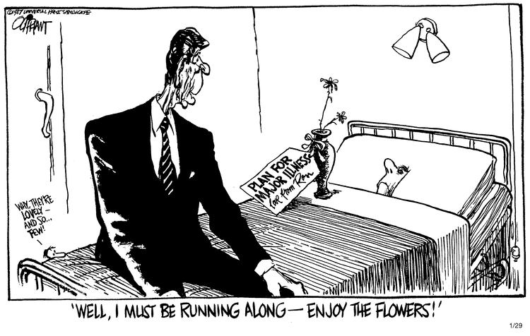 Pat Oliphant Comic Strip for January 29, 1987 