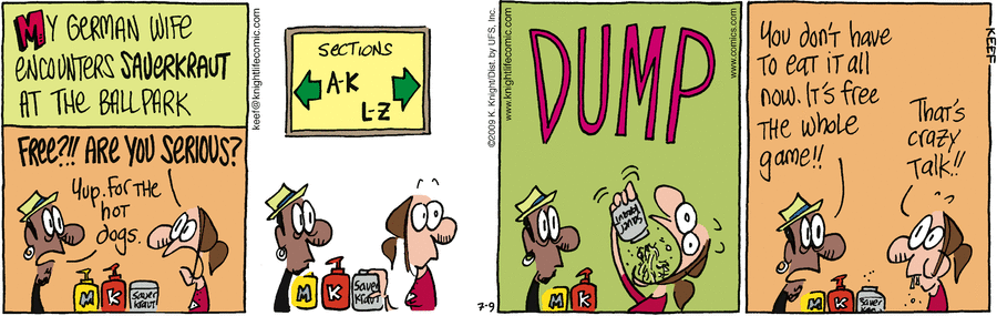 The Knight Life Comic Strip for July 09, 2009 
