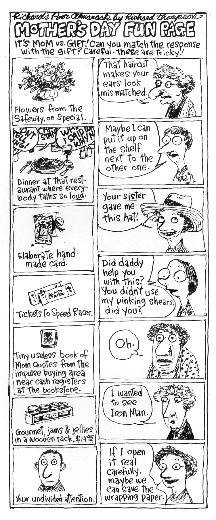 Richard's Poor Almanac Comic Strip for May 06, 2016 