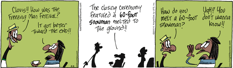 The Knight Life Comic Strip for March 05, 2010 
