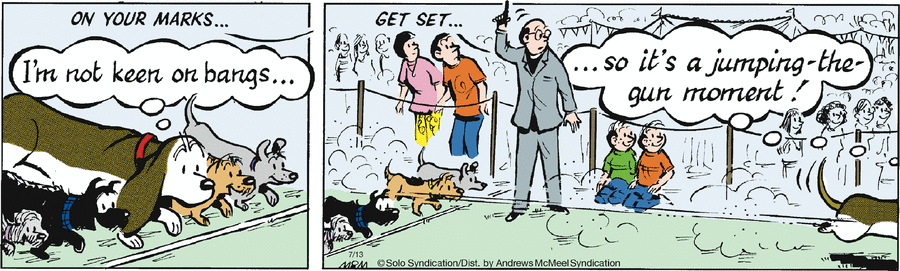 Fred Basset Comic Strip for July 13, 2019 