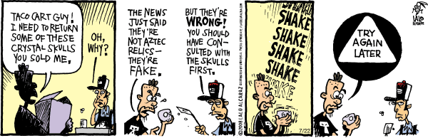 La Cucaracha Comic Strip for July 22, 2008 
