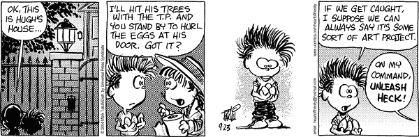 Heart of the City Comic Strip for September 23, 2004 