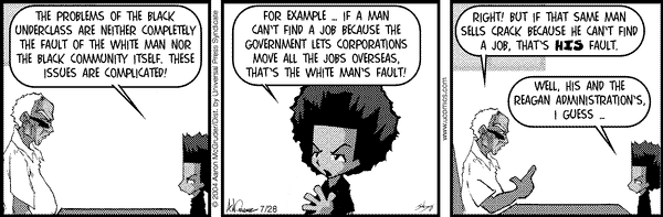 The Boondocks Comic Strip for February 29, 2012 