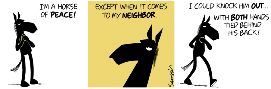 Dark Side of the Horse Comic Strip for October 17, 2019 