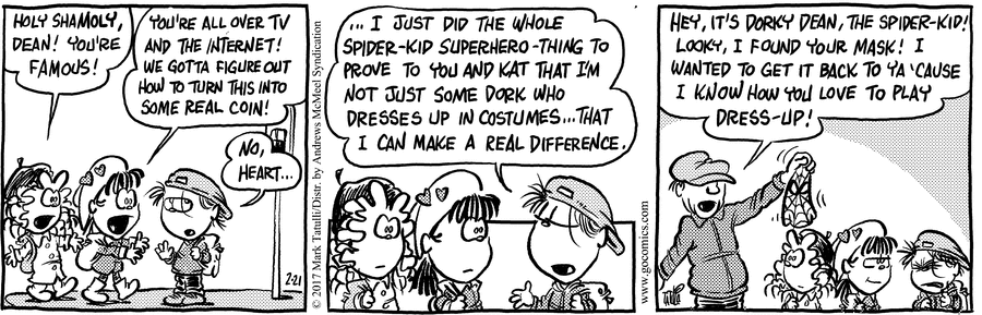 Heart of the City Comic Strip for February 21, 2017 