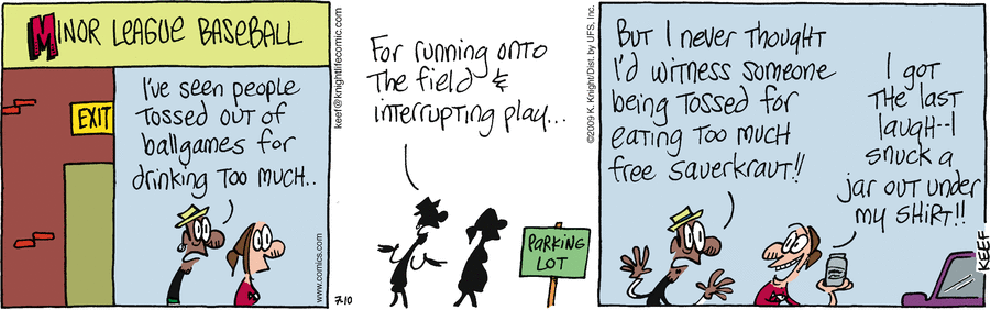 The Knight Life Comic Strip for July 10, 2009 