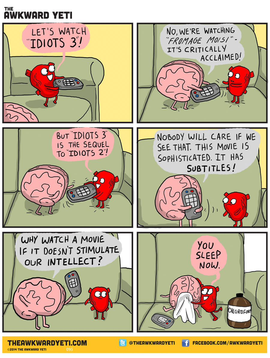 The Awkward Yeti Comic Strip for January 28, 2015 