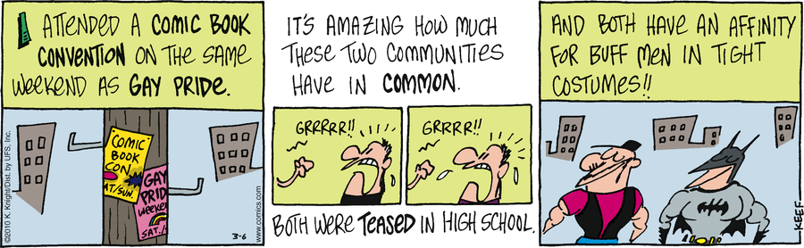The Knight Life Comic Strip for March 06, 2010 