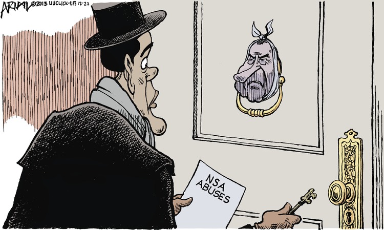 Robert Ariail Comic Strip for December 22, 2013 