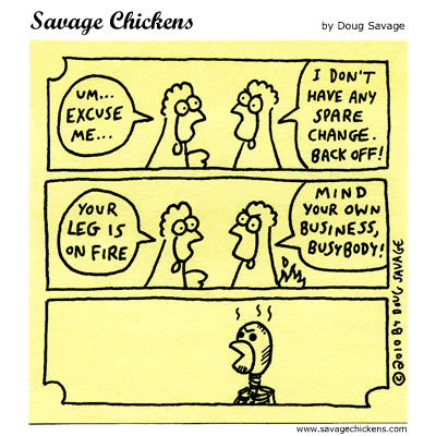 Savage Chickens Comic Strip for May 19, 2014 
