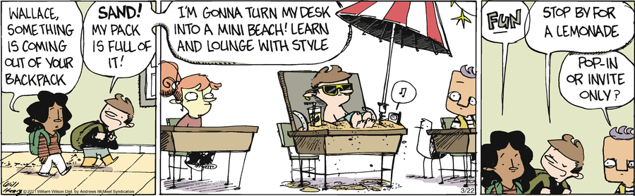 Wallace the Brave Comic Strip for March 22, 2021 