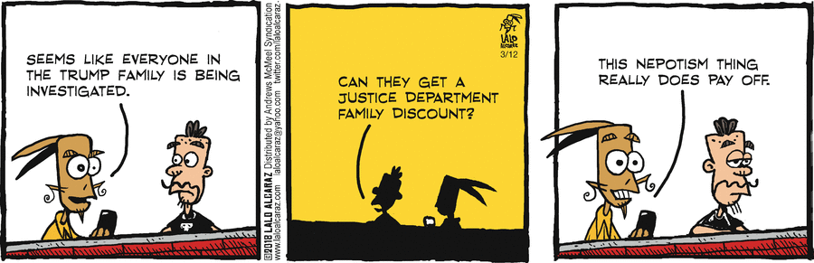 La Cucaracha Comic Strip for March 12, 2018 