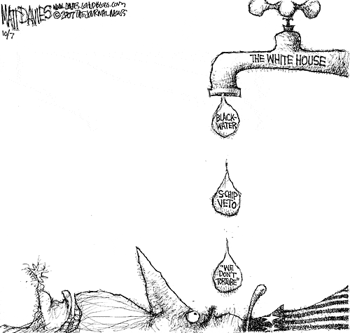 Matt Davies Comic Strip for October 07, 2007 