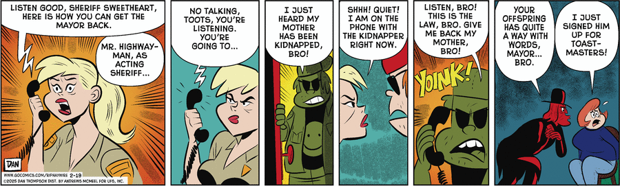 Rip Haywire Comic Strip for February 19, 2025 
