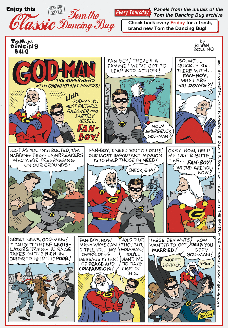Tom the Dancing Bug Comic Strip for March 05, 2020 