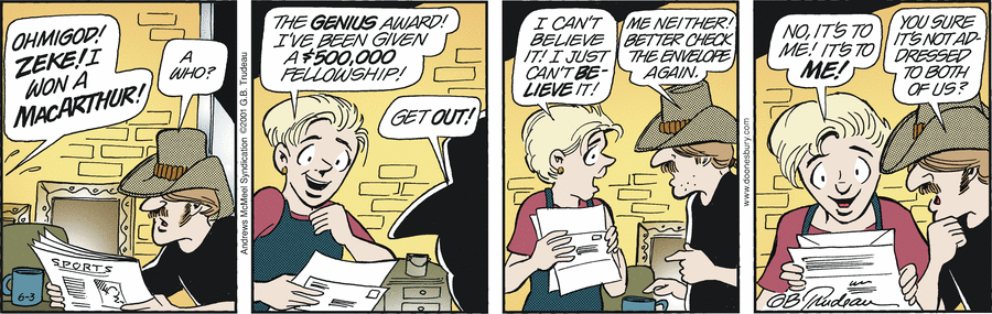 Doonesbury Comic Strip for June 03, 2024 