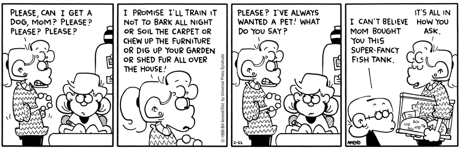 FoxTrot Classics Comic Strip for February 22, 2010 