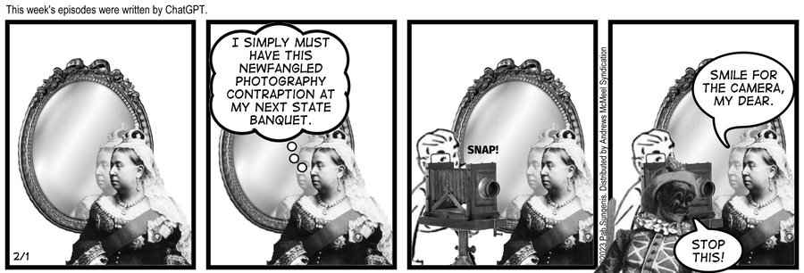 New Adventures of Queen Victoria Comic Strip for February 01, 2023 