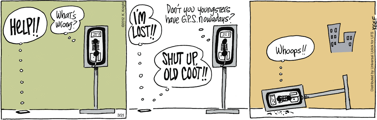 The Knight Life Comic Strip for March 21, 2012 