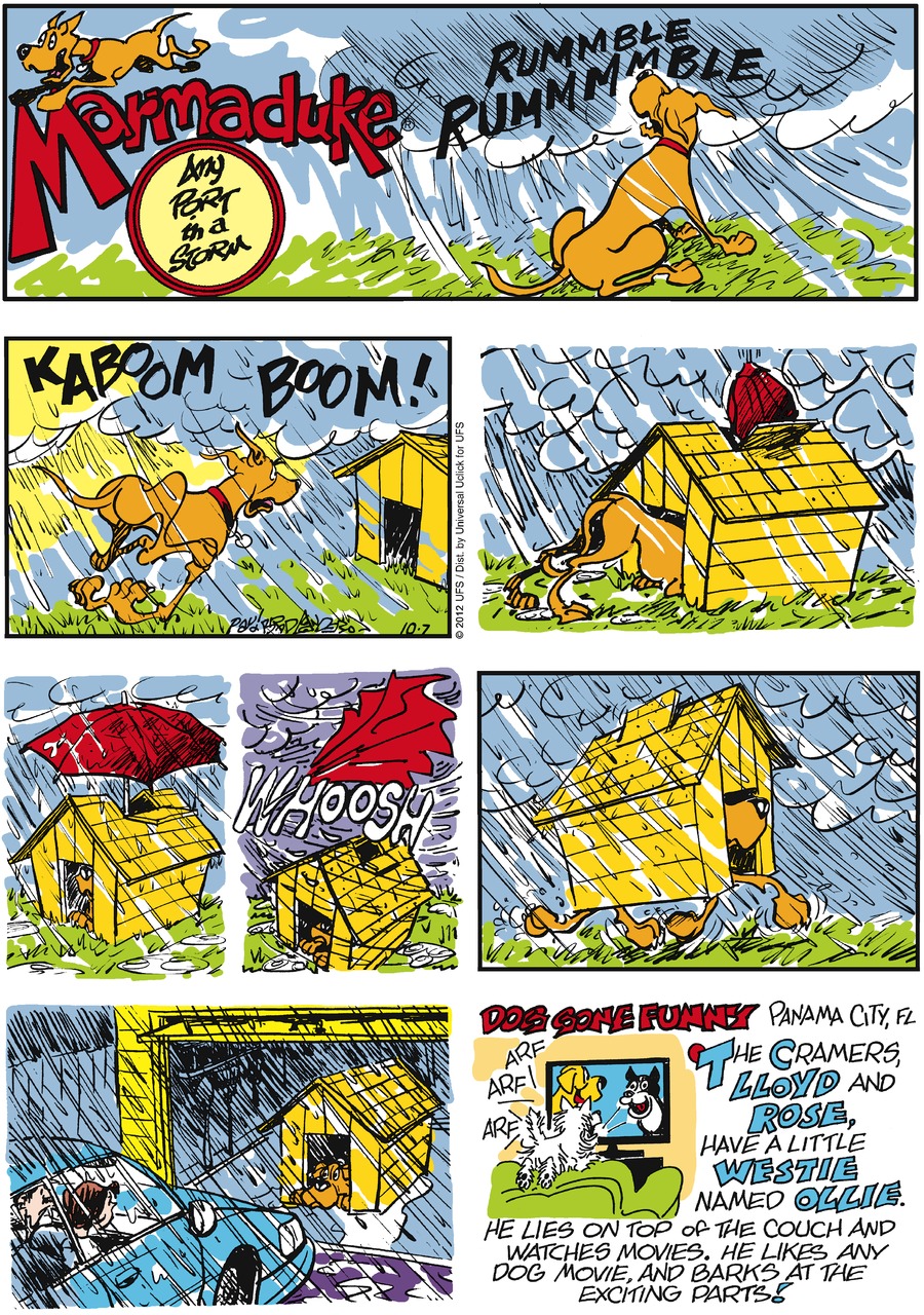 Marmaduke Comic Strip for October 07, 2012 