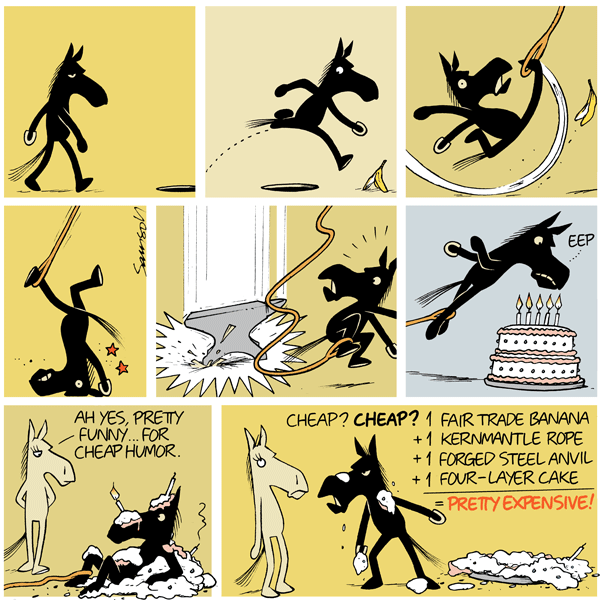 Dark Side of the Horse Comic Strip for March 13, 2011 