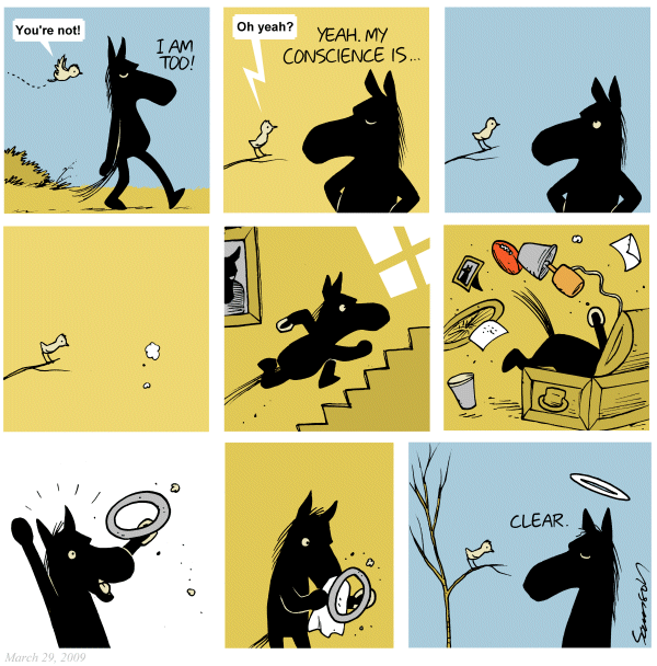 Dark Side of the Horse Comic Strip for October 19, 2011 