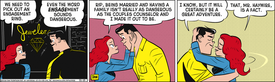 Rip Haywire Comic Strip for January 15, 2016 