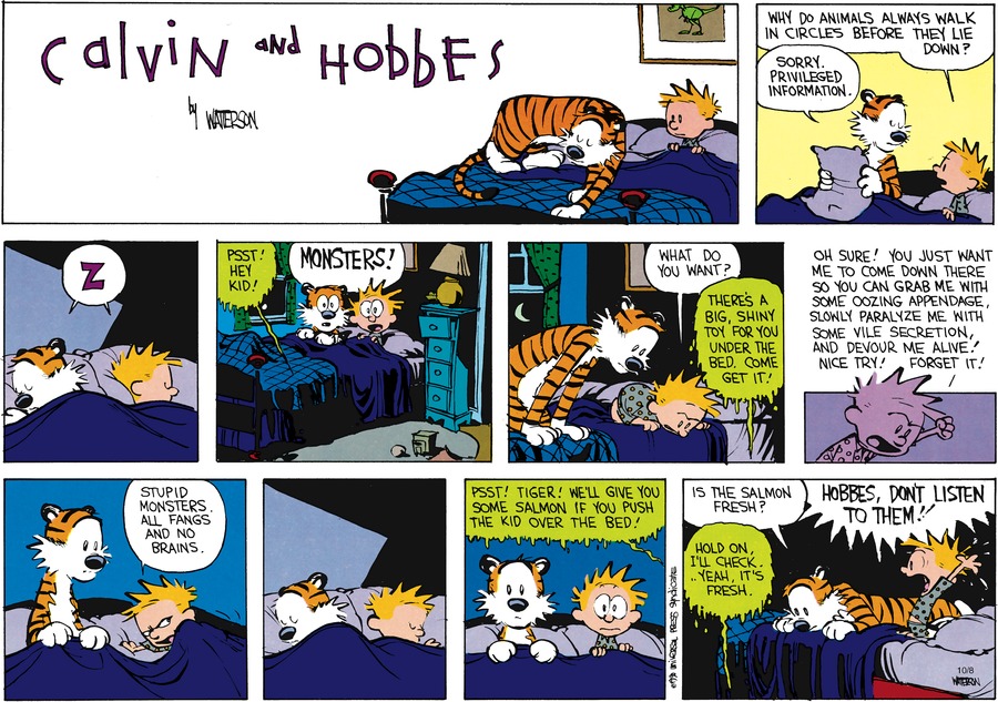 Calvin and Hobbes Comic Strip for November 30, 2014 