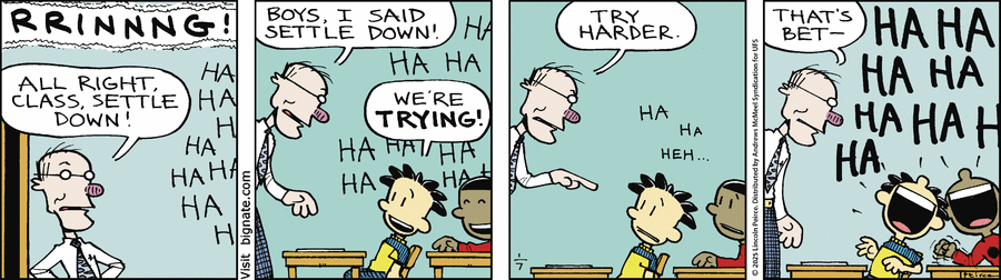 Big Nate Comic Strip for January 07, 2025 