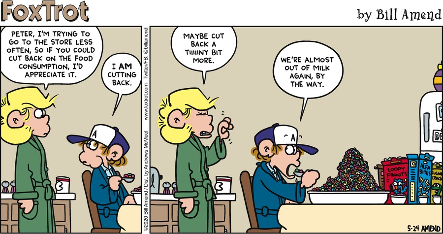 FoxTrot Comic Strip for May 24, 2020 